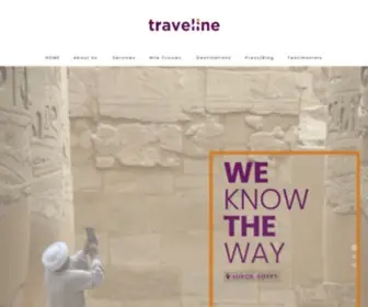 Traveline-Egypt.com(We Know the Way) Screenshot