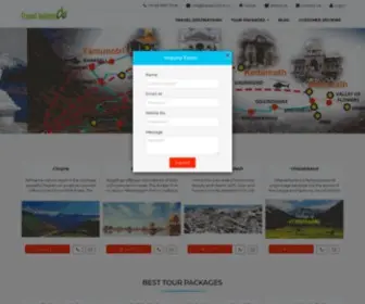 Travelinfiniti.in(Customize Your Travel packages) Screenshot