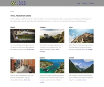 Travelinformation.eu(Travel Information Europe) Screenshot