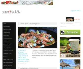 Travelingbali.com(Traveling Bali) Screenshot