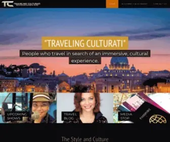 Travelingculturati.com(People who travel in search of an immersive and cultural experience) Screenshot