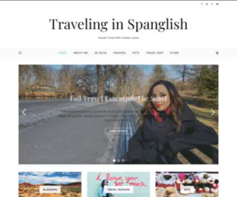 Travelinginspanglish.com(Travel Blog) Screenshot