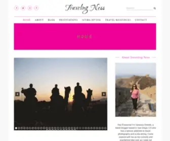 Travelingness.com(Traveling Ness) Screenshot