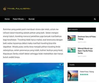 Travelingpulauseribu.com(Traveling Pulau Seribu) Screenshot