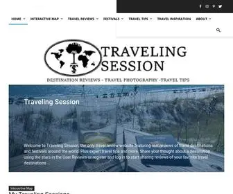 Travelingsession.com(Traveling Session) Screenshot