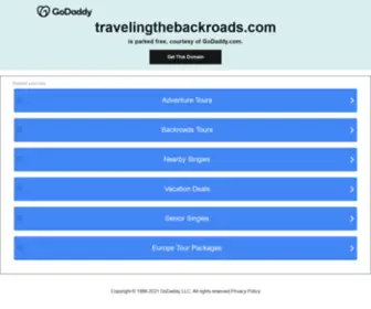 Travelingthebackroads.com(Traveling The Backroads) Screenshot