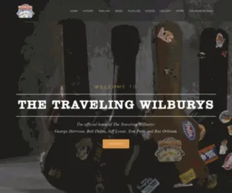 Travelingwilburys.com(The Traveling Wilburys Website) Screenshot