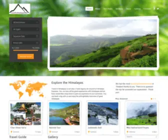 Travelinhimalayas.com(Travel In Himalayas) Screenshot