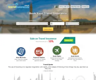 Travelinsurance.com.pk(Travelinsurance) Screenshot