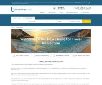 Travelinteraction.com(Travel Blog) Screenshot