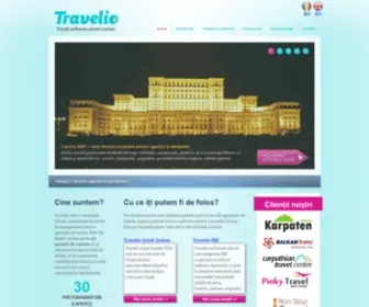 Travelio.ro(Travelio, Program software agentie de turism) Screenshot