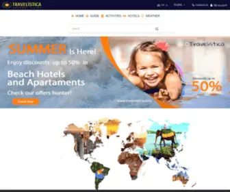 Travelistica.com(Travel offers) Screenshot