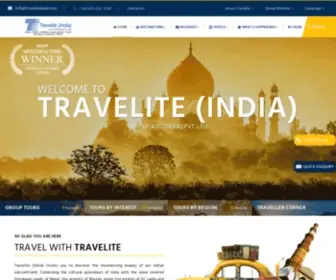 Traveliteindia.com(Travelite (India)) Screenshot