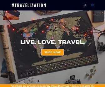 Travelization.org(Best Scratch Off Map of The World) Screenshot