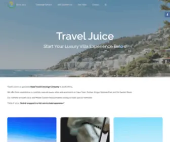 Traveljuice.co.za(Luxury Tours) Screenshot