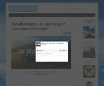 Travelledpaths.com(Stories for the Adventurous Soul) Screenshot