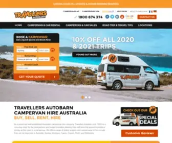 Travellers-Autobarn.com.au(Travellers Autobarn) Screenshot