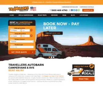 Travellers-Autobarn.com(Campervan & RV Rentals in the United States) Screenshot