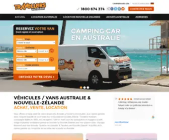 Travellers-Autobarn.fr(Van Australie) Screenshot