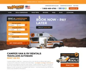 Travellers-Autobarnrv.com(Campervan & RV Rentals in the United States) Screenshot
