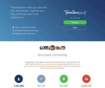 Travellerspoint.com(Travellerspoint Travel Community) Screenshot