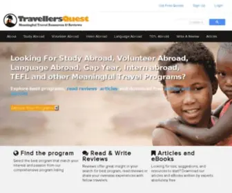 Travellersquest.com(HomeTravellers Quest) Screenshot