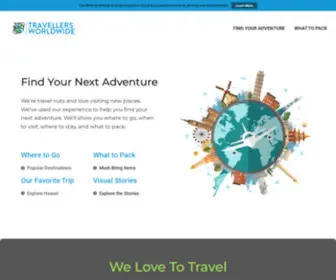Travellersworldwide.com(Travellers Worldwide) Screenshot