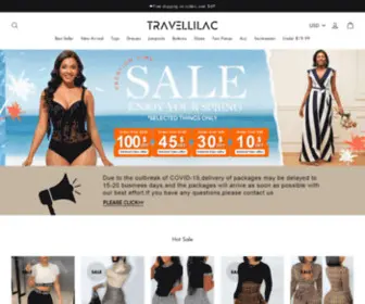 Travellilac.com(Fashion Clothing) Screenshot