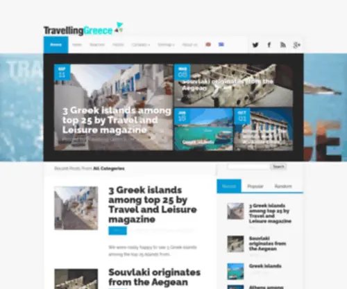 Travelling-Greece.com(Travelling Greece) Screenshot