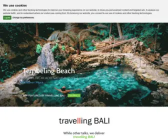 Travellingbali.com(Travelling BALI) Screenshot