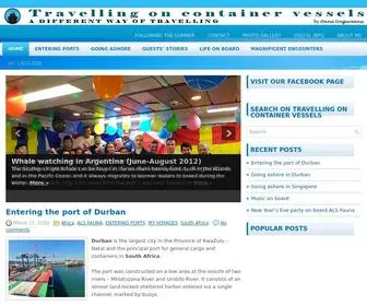 Travellingoncontainervessels.com(Travelling on container vessels) Screenshot