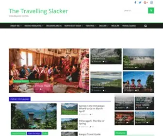 Travellingslacker.com(The Travelling Slacker) Screenshot