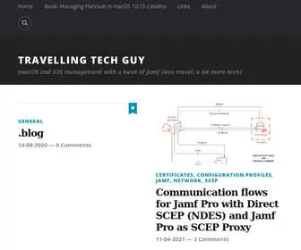 Travellingtechguy.blog(MacOS and iOS management with a twist of Jamf (less travel) Screenshot