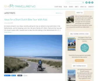 Travellingtwo.com(Bicycle Touring Around The World) Screenshot
