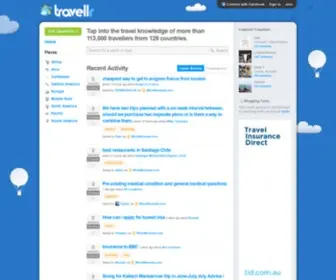 Travellr.com(Smart Travel Answers) Screenshot
