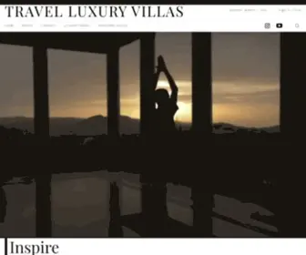 Travelluxuryvillas.com(The Luxury Travel Blog) Screenshot