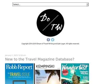 Travelmagazinedatabase.com(Travel Magazine Database) Screenshot