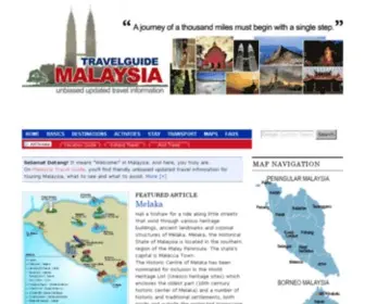 Travelmalaysiaguide.com(Unbiased tourist travel guide to Malaysia) Screenshot