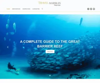 Travelmarbles.com(Travel magazine for a curious contemporary reader) Screenshot