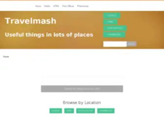 Travelmash.info(Find useful things in all sorts of places) Screenshot