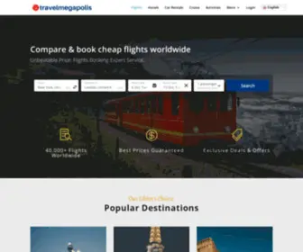 Travelmegapolis.com(Flights) Screenshot