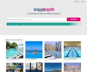Travelmyth.com(The hotel search engine for sophisticated travellers) Screenshot