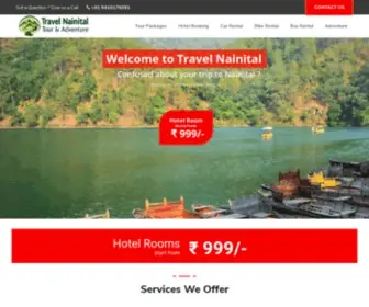 Travelnainital.com(Travel Nainital) Screenshot