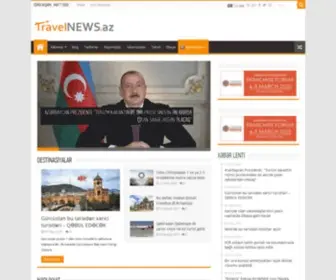 Travelnews.az(Azərbaycan turizm xəbərləri) Screenshot
