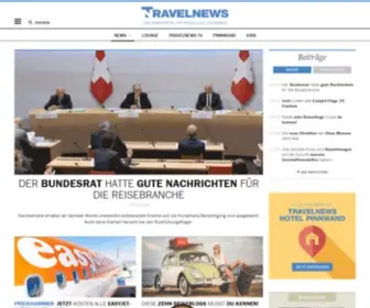 Travelnews.ch(Ist das führende schweizer portal für tourismus) Screenshot