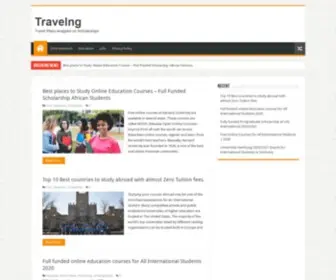 Travelng.info(Travel Plans wrapped on Scholarships) Screenshot