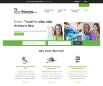 Travelnursing.com(Travel Nursing Jobs & RN Travel Jobs l) Screenshot
