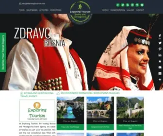 Travelobosnia.com(Bosnia and Herzegovina Travel Agency) Screenshot