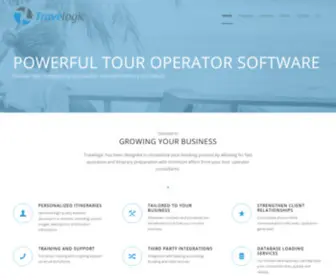 Travelogic.co.za(Software designed for your operators) Screenshot