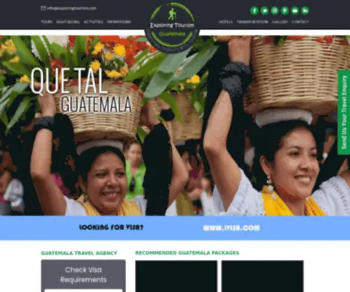 Traveloguatemala.com(Guatemala Travel Agency) Screenshot